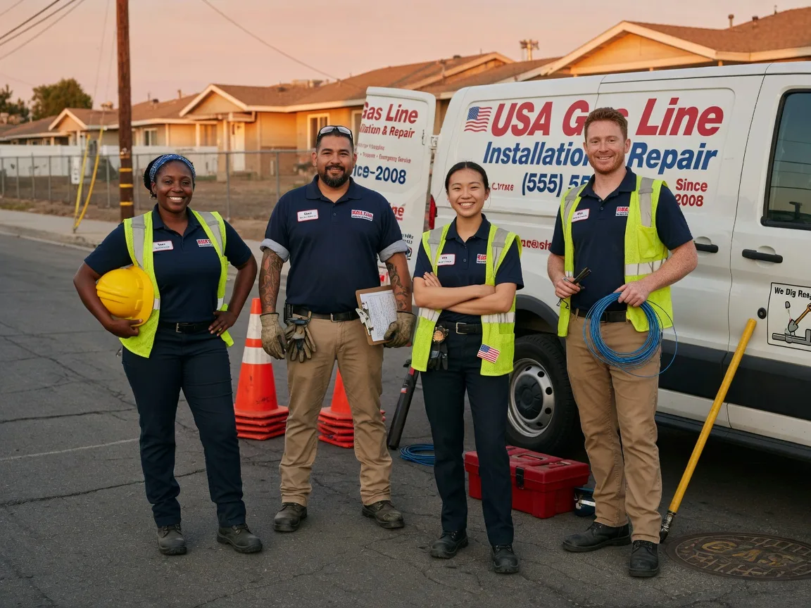 Gas Line Installation company in Jud, ND